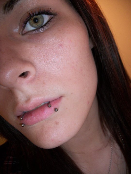 snake bite piercing tongue. Lip Piercing – Snake Bites