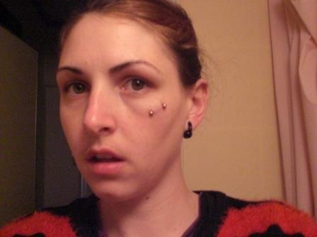 Beautiful young lady with a face piercing face-piercing-31