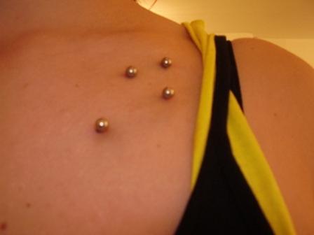 Shoulder piercings come with a distinct masculine touch and unlike ear or 