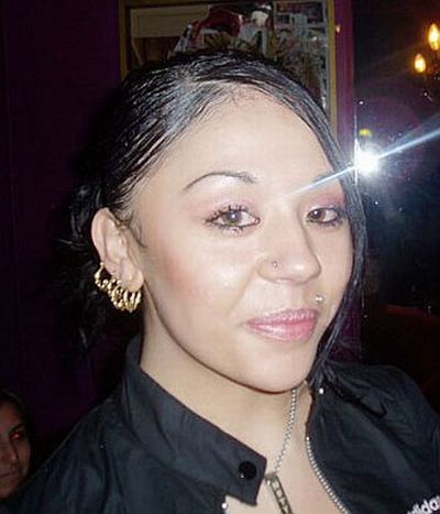 Mutya Buena – Multiple Piercings. English singer and songwriter with ear, 