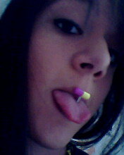 pill tongue piercing