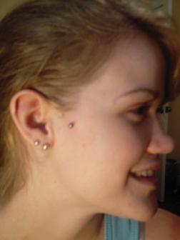 Simple Ear And Face Piercing
