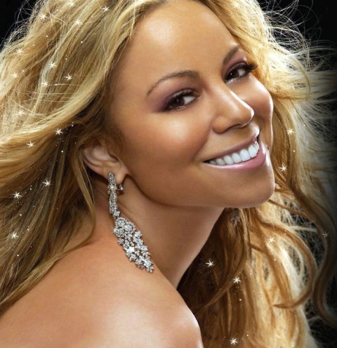 Smiling Looks - Mariah Carey with Ear Piercing