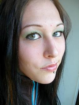 Charming Girl Showing Her Labret Piercing