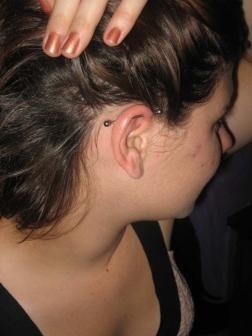 Glamorous Ear Piercing