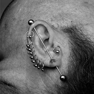 Industrial and Lobe Piercing