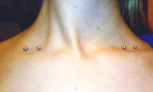 Clavicle Piercing Photo