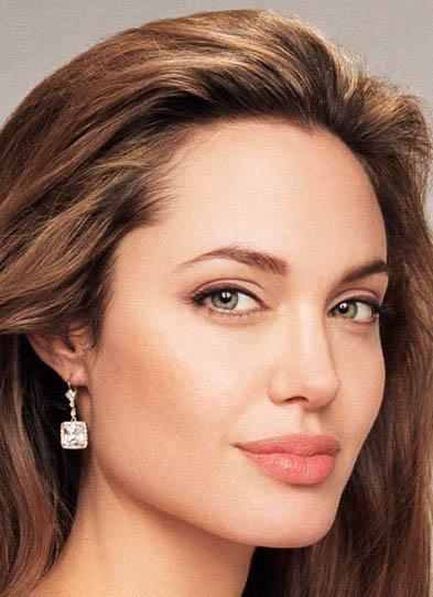 Angelina Jolie Ear Piercing
