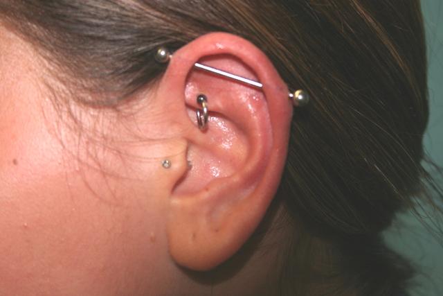 Daith Piercing And Industrial Piercing