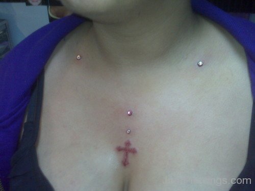 Clavicle Surface Piercing