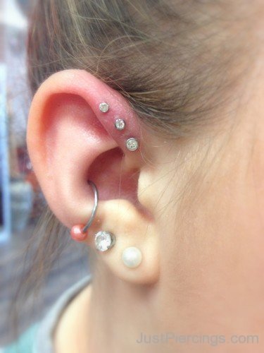 Daith Piercing And Conch Piercing