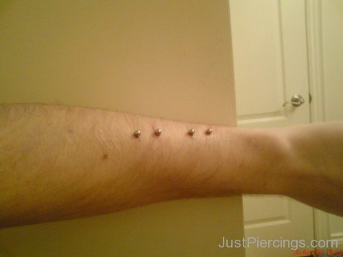 My Diary Of Surface Arm Piercings