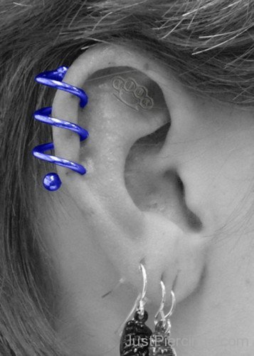 Blue Spiral Lobe and Helix