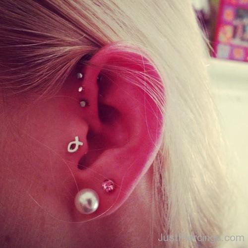 Different Tragus Piercings for Girls