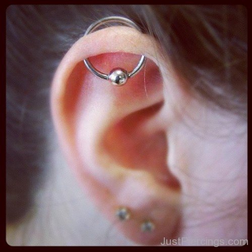 Dual Lobe And Orbital Piercing Picture