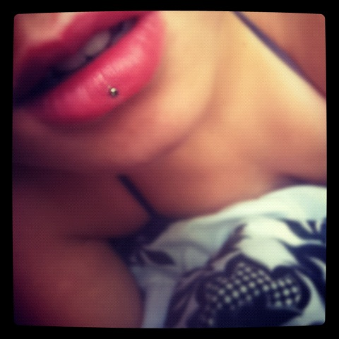 A Labret Piercing Pic