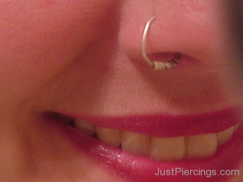 Beautiful Nostril Piercing