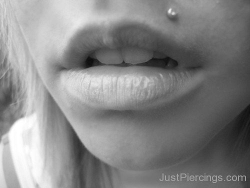 Monroe Piercing Closeup Image