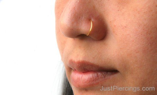 Nice Picture Of Nostril Piercing