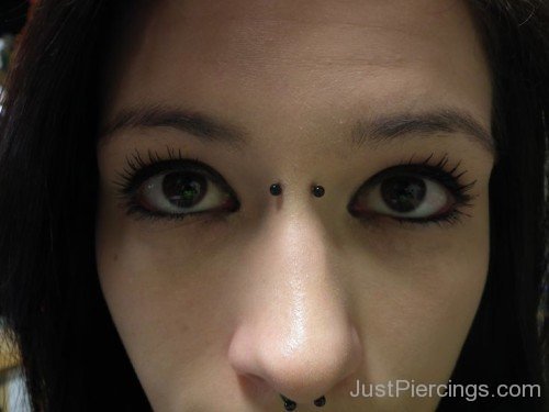 Simple Nose Bridge Piercing