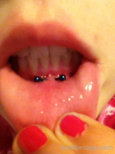 Frowney Piercing Pic
