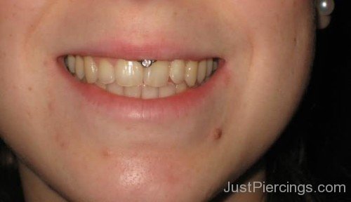Lip Frenulum Piercings For Girls