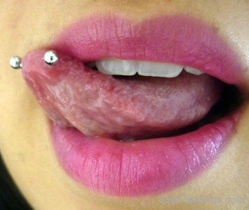 Lovely Snake Eyes Tongue Piercing