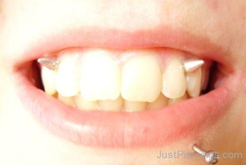 Nice Tooth Piercing