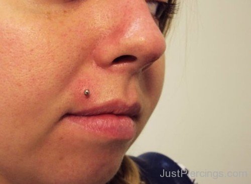 Silver Stud Madonna Piercing For Women