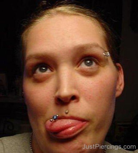 Tongue And Medusa Piercing