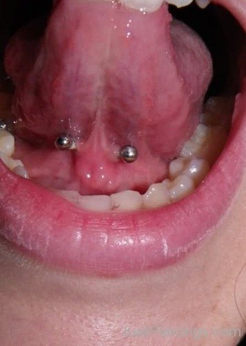 Tongue Frenulum Piercing For Young Girls