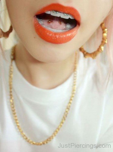 Tongue Web Piercing