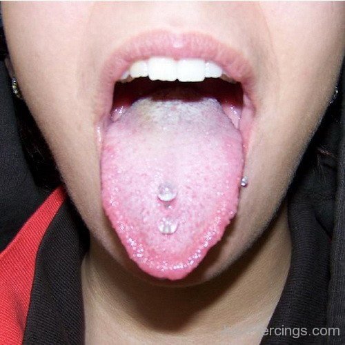White Tongue Piercings