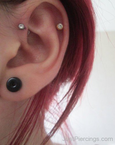 Anti Helix Helix Piercing And Ear Stretching
