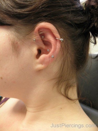 Helix,Snug And Anti Helix Piercing