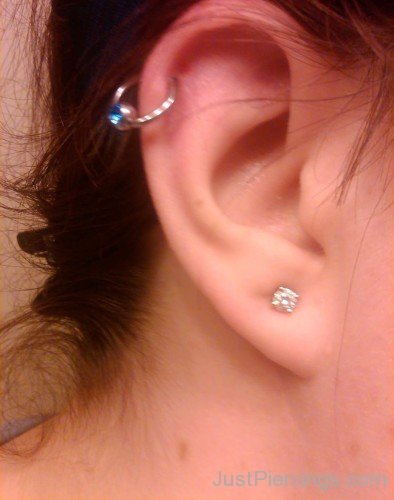 Lobe And Pinna Piercing For Girls