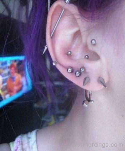 Lobe,Industrial,Rook.Conch,Snug And Tragus Piercings