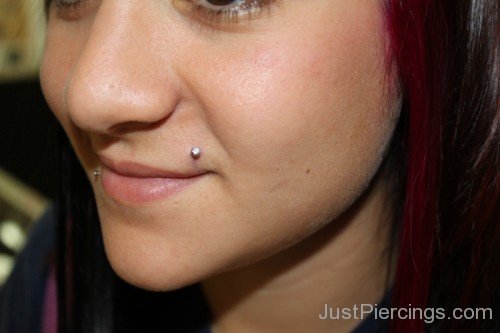 Monroe And Labret Piercing