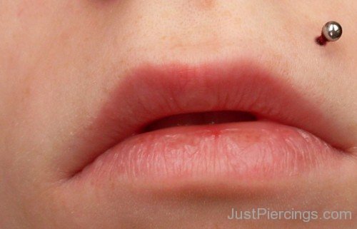 Upper Lip Monroe Piercing