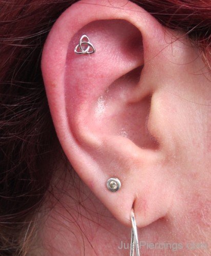 Anti Tragus And Helix Piercing-JP123