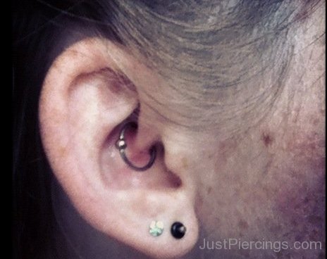 Daith Piercing and Dual Lobe Piercing-For-Girls-JP123