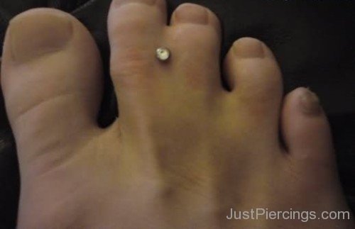 Dermal Anchor Webbed Toe Piercing-JP123