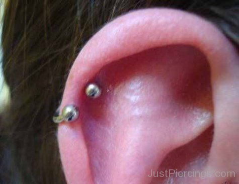 Helix Piercing With Barbell-JP123