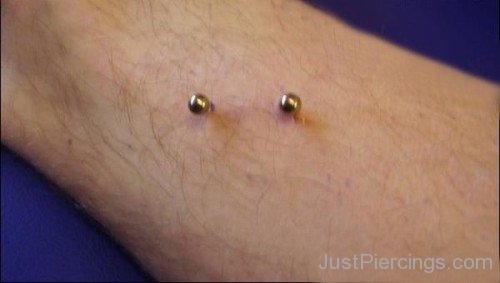 Ankle Piercing With Gold-JP12312