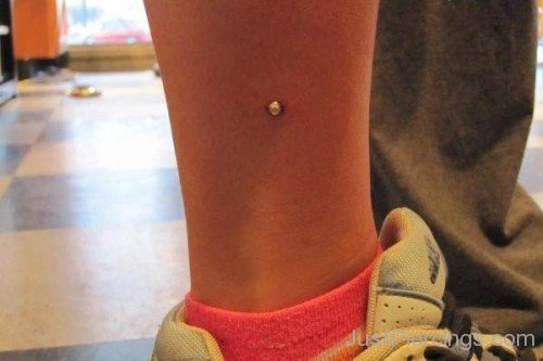 Ankle Piercing With Labret Stud-JP12314