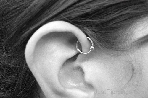 Anti Helix Piercing With Ball Closure Ring-JP12317