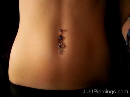 Belly Button Piercing Simple Ring-JP12316