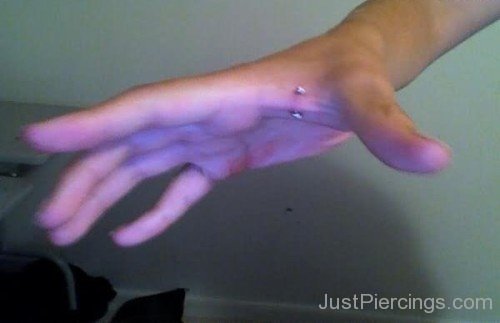 Hand Web Piercing For Men-JP12313