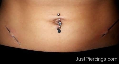 Hip Piercing With Needles-JP12330