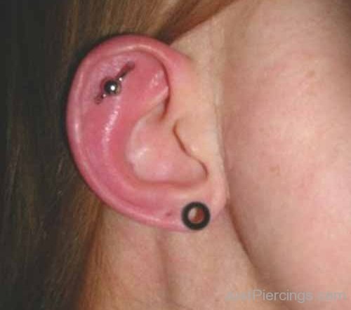 Lobe Stretching And Orbital Piercing For Girls-JP12353